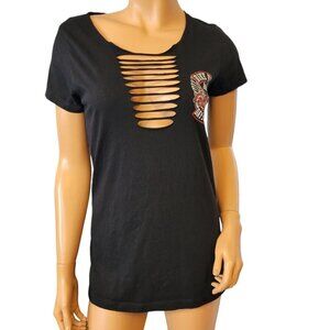 Bike Week 2021 Daytona Beach Womens Large T-shirt Tee Shirt Top Black Bi…